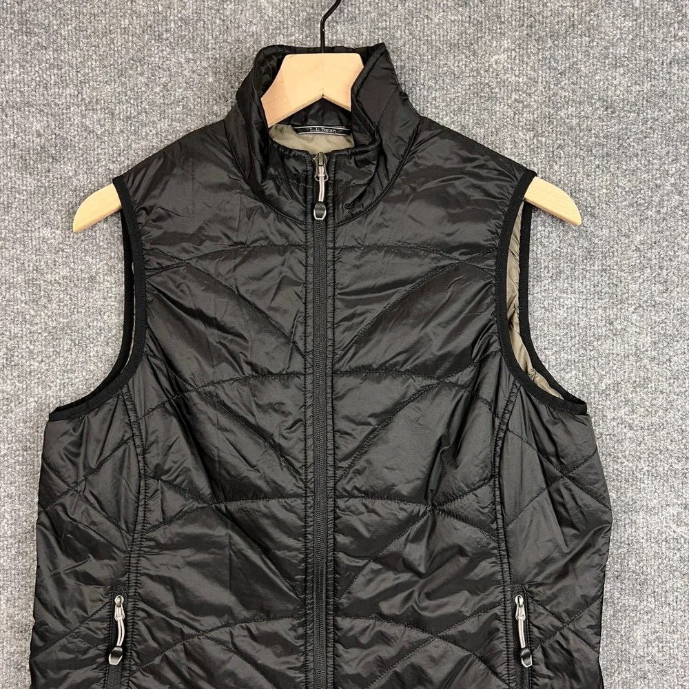 L.L. Bean Black Quilted Packable Puffer Vest